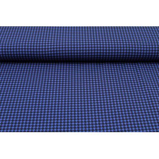 Jersey Plaid-Serie Houndstooth/Hahnentritt royalblau