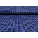 Jersey Plaid-Serie Houndstooth/Hahnentritt royalblau