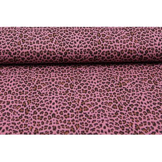 Musselin Leoparden-Muster rosa