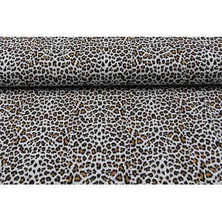 Musselin Leoparden-Muster weiss
