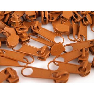 Zipper/Schieber fr Endlos-Reiverschluss 3mm burnt orange