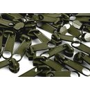 Zipper/Schieber fr Endlos-Reiverschluss 3mm  olive dunkel