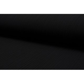 Musselin soft Uni schwarz