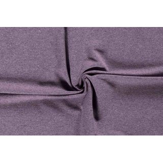 French Terry purple hell meliert