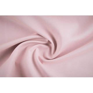 Popeline 100% Baumwolle pastellrosa hell