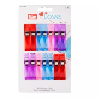 XXL-Stoff Clips 14 Stck- 5,5cm - PRYM LOVE