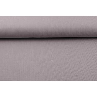 Musselin Triple Gauze Uni altrosa hell
