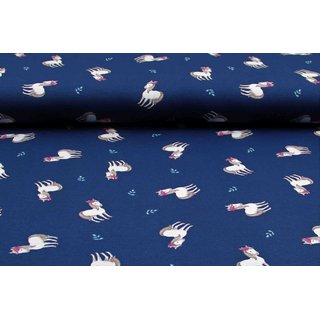 Jersey Pferdchen mit Schleife navy