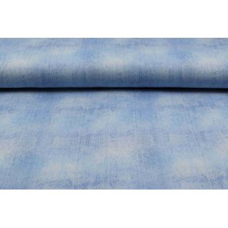 Jersey Digitalprint used Jeans-Optik hellblau