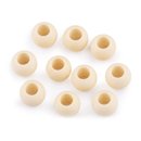 Groloch-Perlen MATT 10x14mm creme