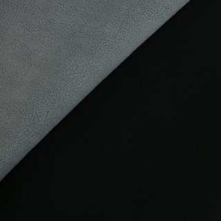 Softshell 2-farbig schwarz - innen grau