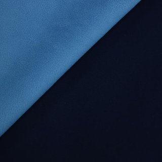 Softshell 2-farbig nachtblau - innen blau