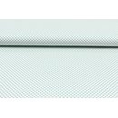 Baumwolle Punkte 2mm weiss/froschgrn