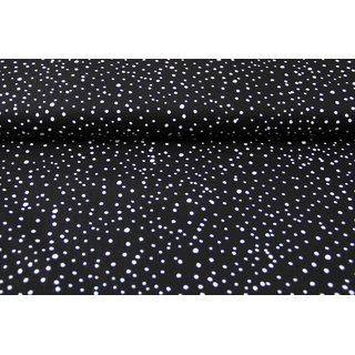 Baumwolle gemalte Punkte TREND-Serie schwarz