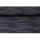 Baumwolle gemalte Streifen TREND-Serie schwarz