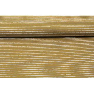 Jersey TREND-Serie STREIFEN ocker