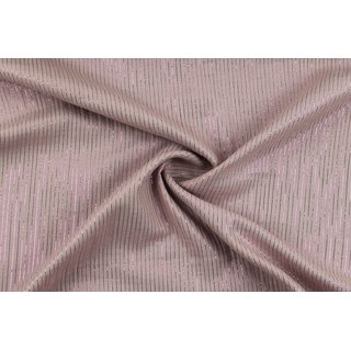 Musselin Bambino Lurex Stripes old rose