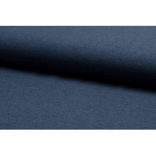 Piqu Jersey Polo jeansblau meliert