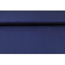 Baumwolle Punkte 1mm navy