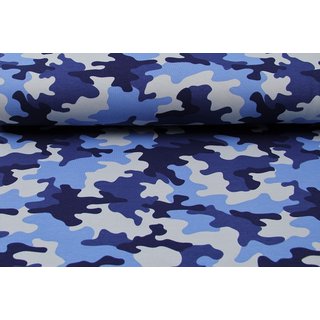 Sweat Camouflage blau