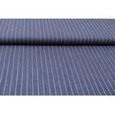 Jeans Jacquard MAXI Stripes mittelblau