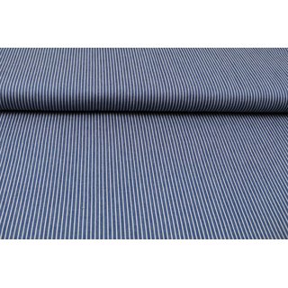 Jeans Jacquard MIDI Stripes mittelblau