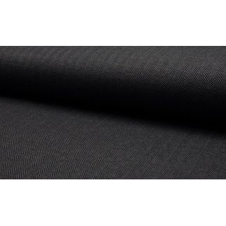 Jacquard Classic Herringbone schwarz/grau