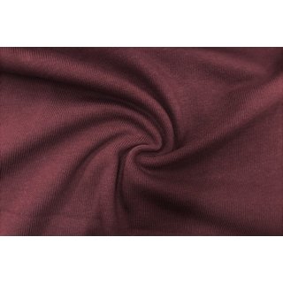 100% Baumwoll-Feinstrick Supreme bordeaux dunkel