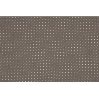 Baumwolle Punkte 1mm taupe