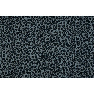 Musselin Leoparden-Muster dusty blue
