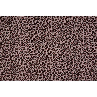 Musselin Leoparden-Muster altrosa