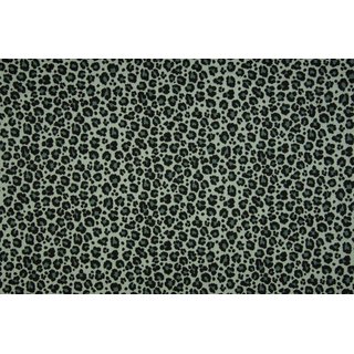 Musselin Leoparden-Muster dusty green