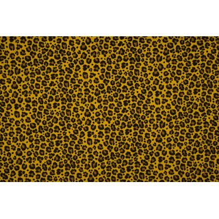 Musselin Leoparden-Muster ocker