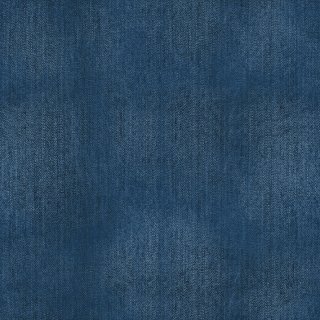 French Terry Digitalprint used Jeans-Optik indigoblau