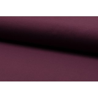 French Terry dark aubergine