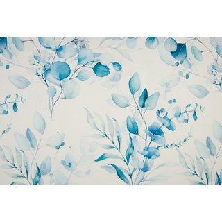 BIO-French Terry Floral blau mix