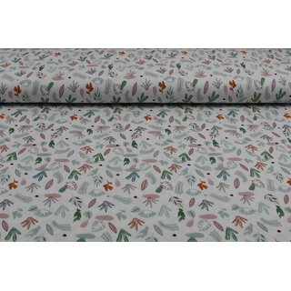 Jersey SAFARI Pflanzen off white