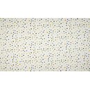 Baumwolle bunte Dots off white