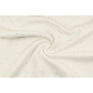 Alpenfleece Multicolor Konfetti weiss