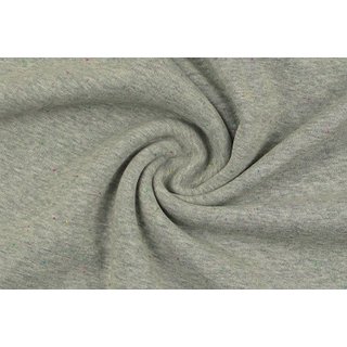 Alpenfleece Multicolor Konfetti grau