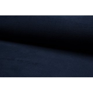 Cord leicht elastisch grob navy