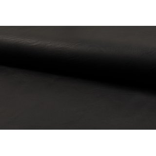 Leder-Jersey matt schwarz
