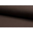 Waffelpiquet dusty brown