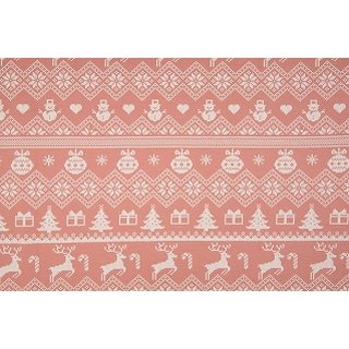 Sweat Christmas Strick-Optik dusty rose