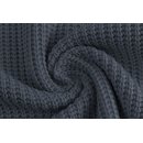 Baumwoll-GROBSTRICK Cable dusty blue dark