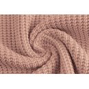 Baumwoll-GROBSTRICK Cable altrosa hell