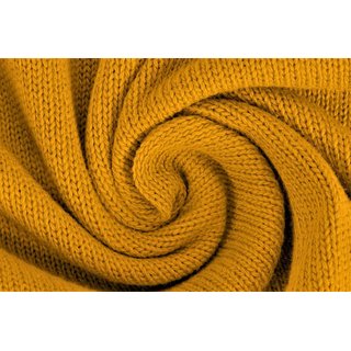 Baumwoll-Strick Knitted senfgelb