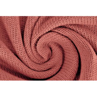 Baumwoll-Strick Knitted dusty terra