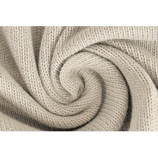 Baumwoll-Strick Knitted beige hell