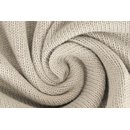 Baumwoll-Strick Knitted beige hell